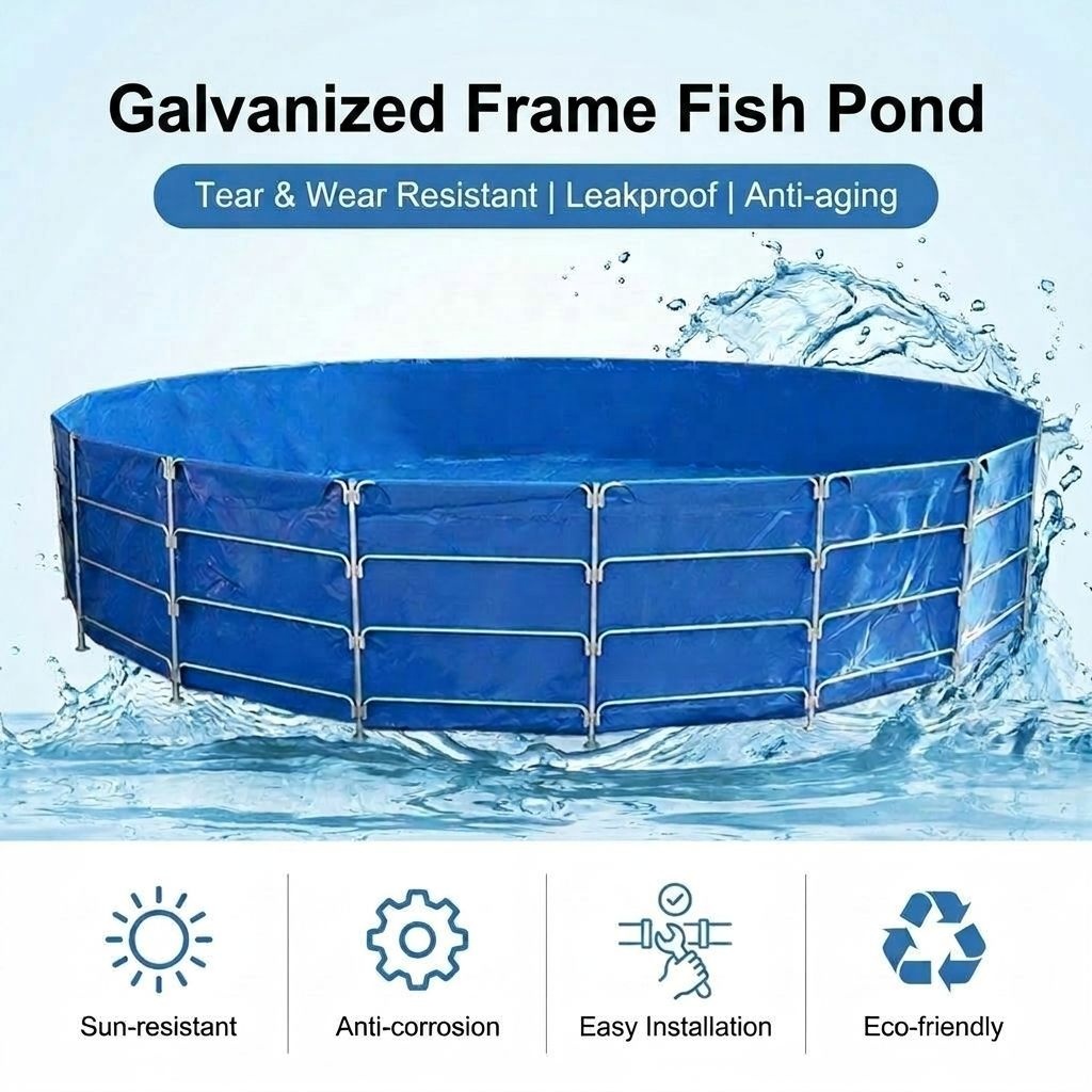 Farm Pond Liner - Equipamentos para Aquicultura, Estrutura de Aço