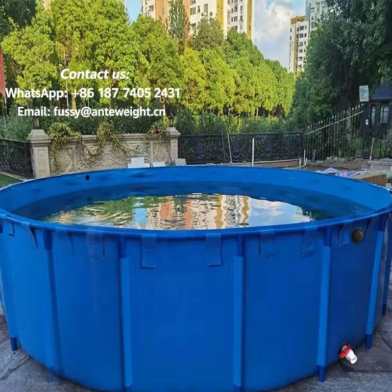 Farm Pond Liner - Tanque de Aquicultura Dobrável Leve 2026