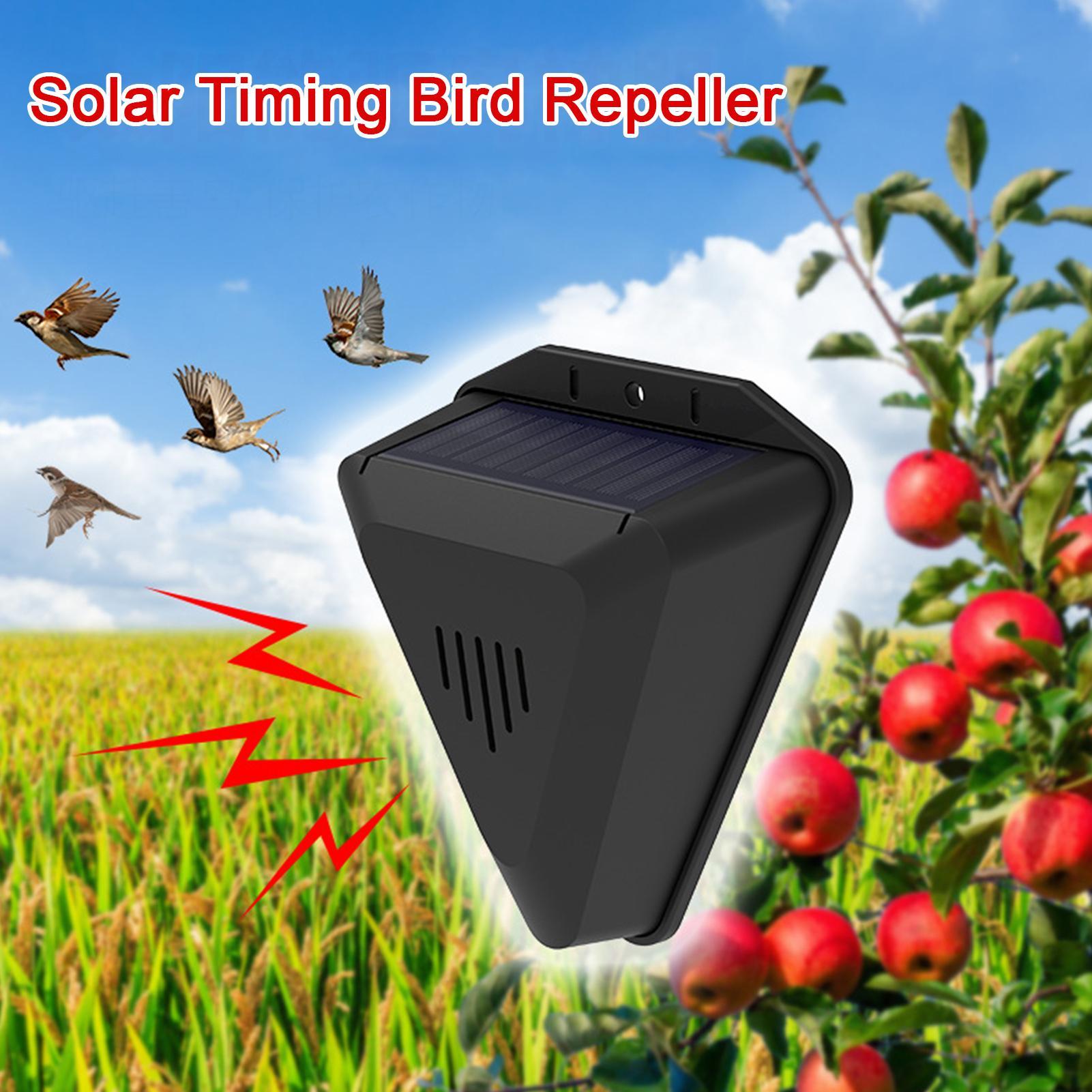 Solar Bird Scarer - Repelente de Pássaros Solar à Prova