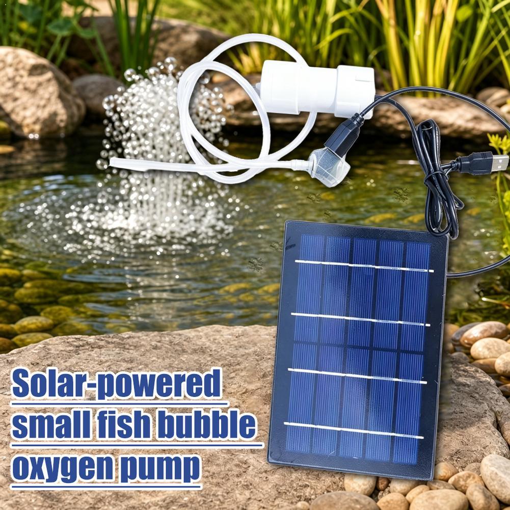 Bomba de Ar Solar para Aquário - Fish Pond Aerator avaliação e preço