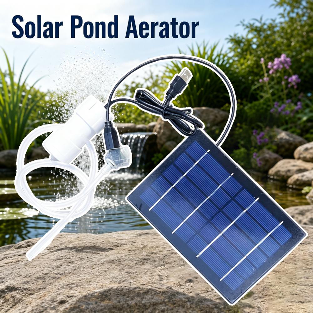 Bomba de Ar Solar para Aquário - Fish Pond Aerator avaliação e preço