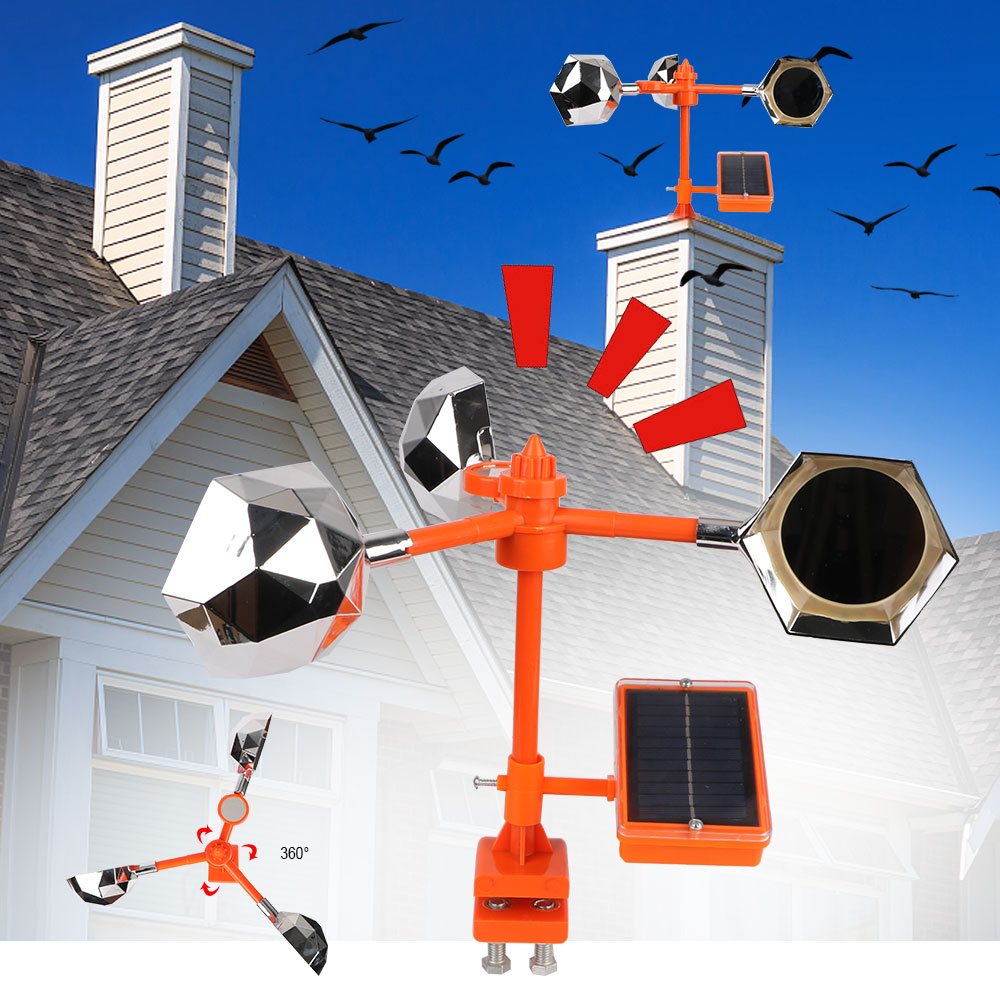 Repelente de pássaros reflexiv - Solar Bird Scarer avaliação e preço
