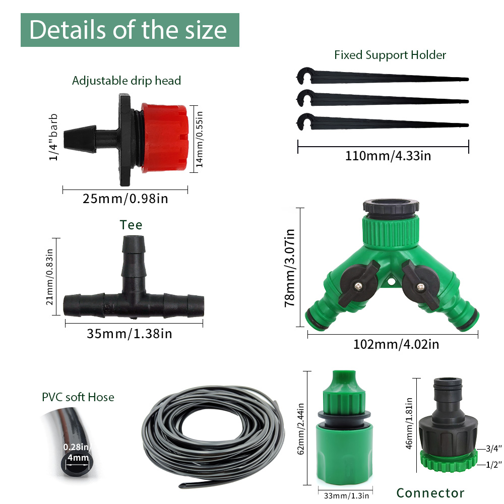 Kits de rega automática com mi - Irrigation Drip Tape avaliação e preço