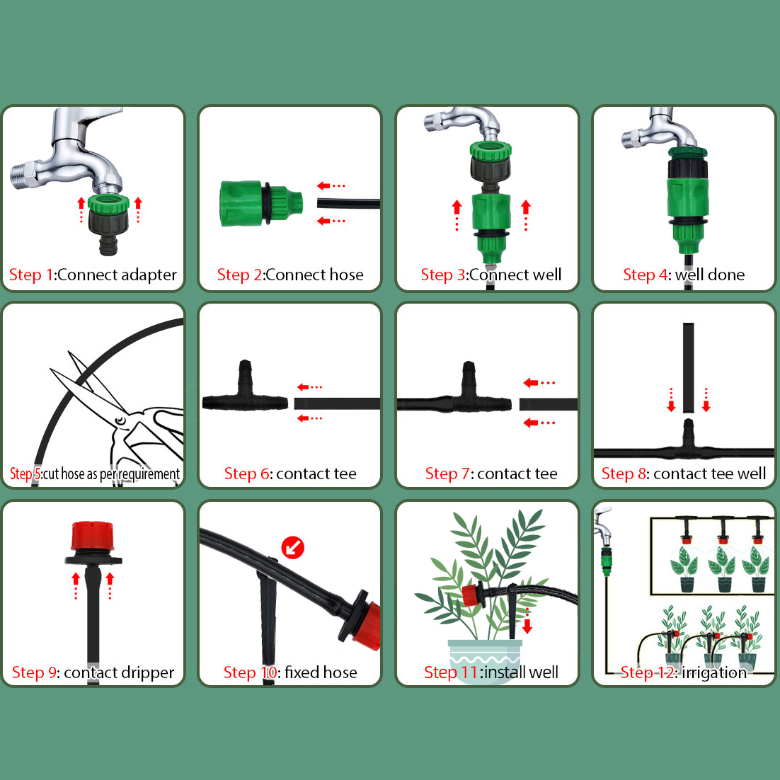 Kits de rega automática com mi - Irrigation Drip Tape avaliação e preço