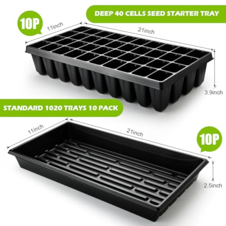 Pacote com 10 Bandejas de Seme - Nursery Plug Tray avaliação e preço