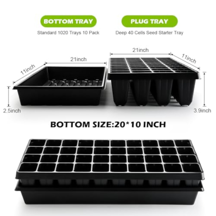 Pacote com 10 Bandejas de Seme - Nursery Plug Tray avaliação e preço